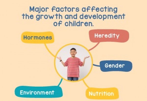 Major factors affecting the growth and development of children